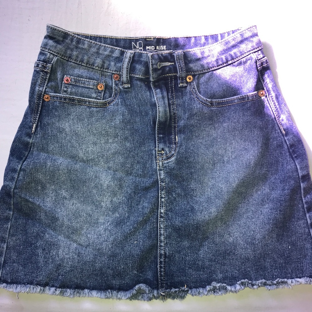 jean skirt